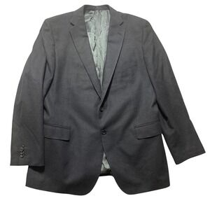 Beltrami Mens 46L Sportcoat Chase Model Dark Gray Wool Silk Blend Suit Jacket